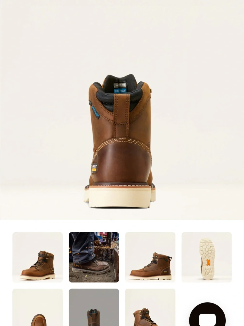 Ariat men rebar